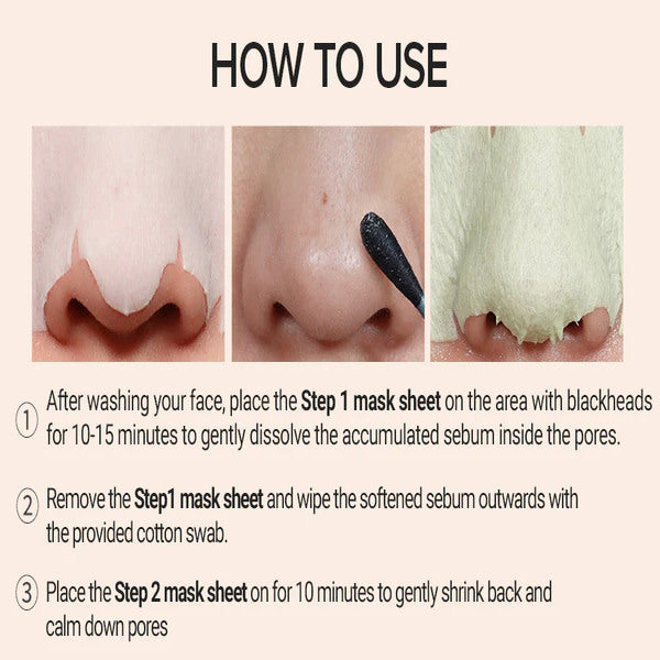 Mary & May Daily Safe Black Head Clear Nose Mask