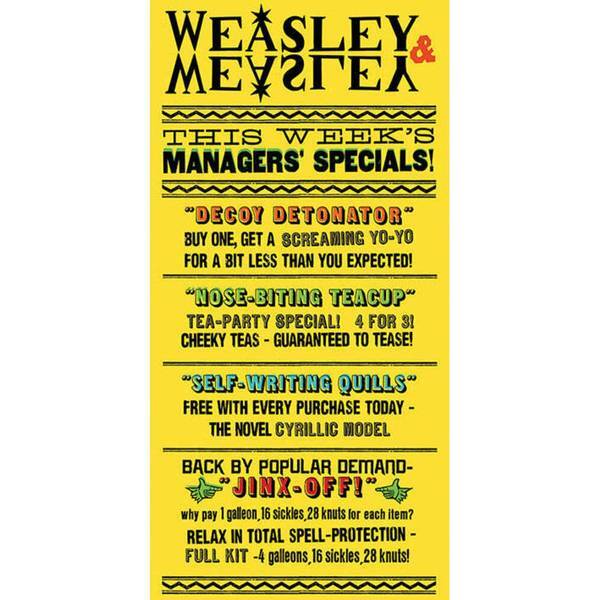 Harry Potter Weasley & Weasley Specials Canvas Print