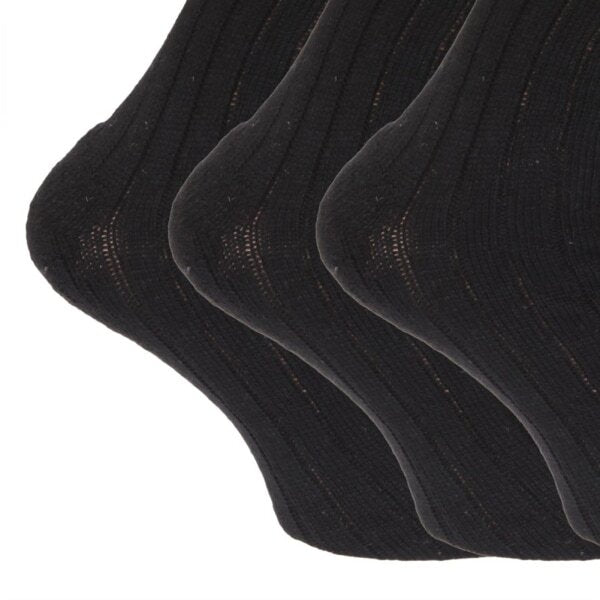 Mens Wool Socks With Padded Sole (Pack Of 3) (UK Shoe 6-11)