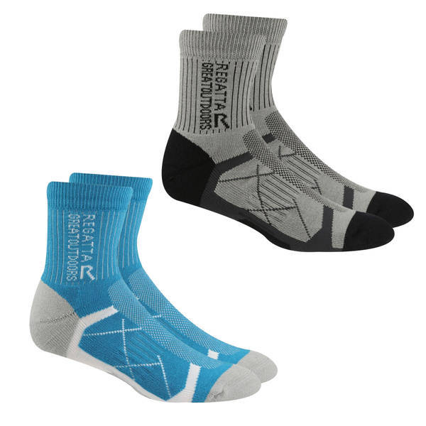 Regatta Womens Outdoor Boot Socks (Pack of 2)