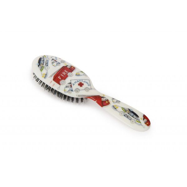 Rock & Ruddle Trucks Small Baby Bristle Hairbrush