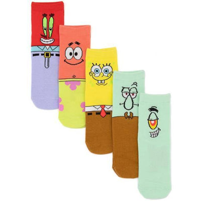 Superdrug SpongeBob SquarePants Kids Socks (Pack of 5)- Buy online at McGrocer