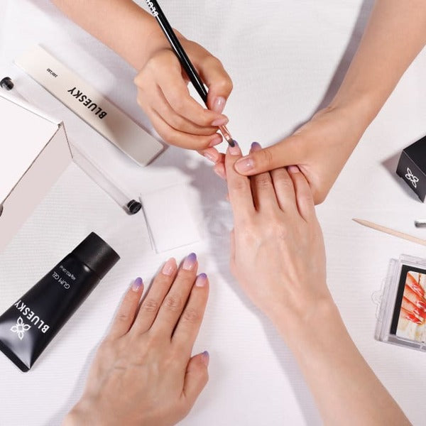 Bluesky Gum Gel Nail Extension Kit - Soft Clear Pink