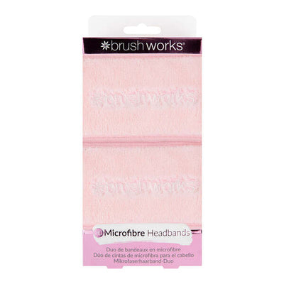 Superdrug Brushworks Microfibre Headband Duo- Buy online at McGrocer
