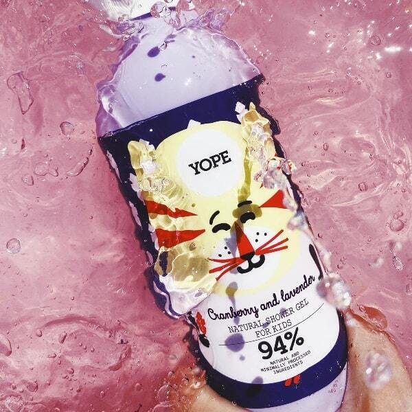 Yope Cranberry and Lavender Shower Gel for Kids 400ml