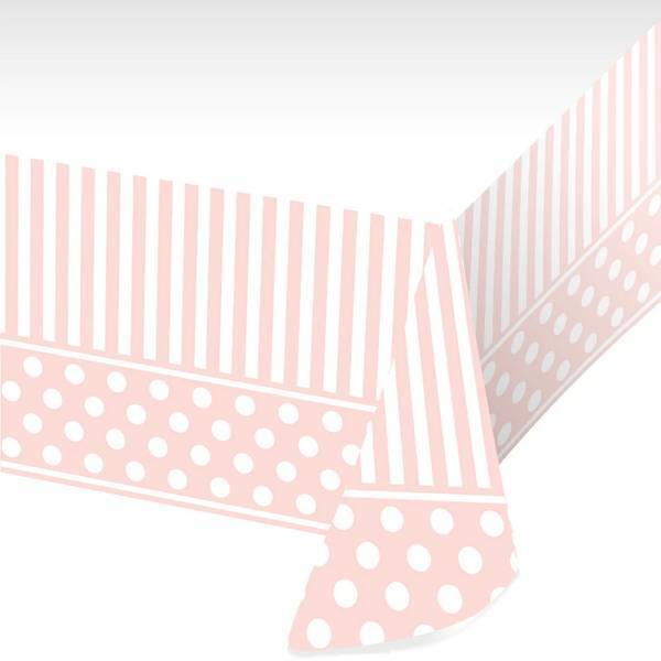Creative Party Plastic Bordered Party Table Cover