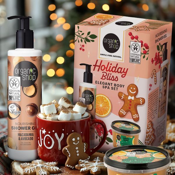Organic Shop Holiday Bliss Elegant Body Spa Set 280ml/250ml