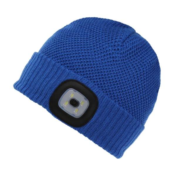 Children's Acrylic Beanie with Built-in Rechargeable Torch (7-10 Years)