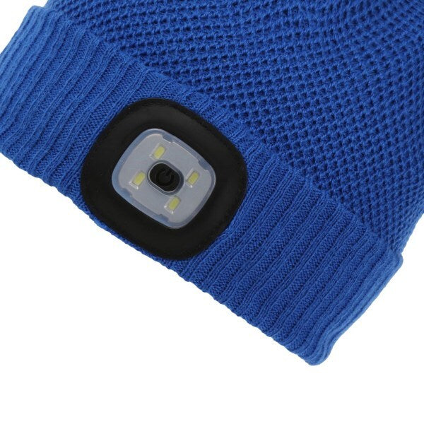 Children's Acrylic Beanie with Built-in Rechargeable Torch (7-10 Years)