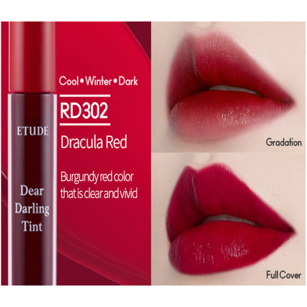 Etude Dear Darling Water Gel Tint #08 RD302 Dracula Red 5g