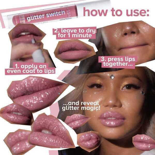 Lottie London Glitter Switch Lipstick High Roller