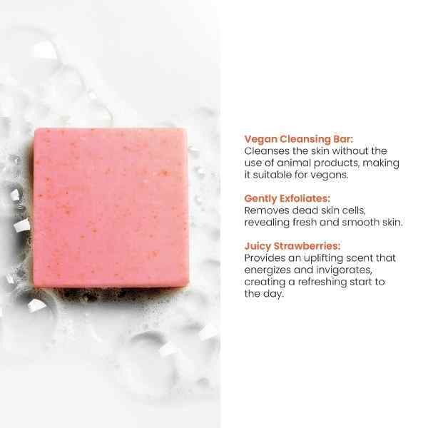 Dr Botanicals Hydrating Rose Facial Cleansing Bar 100g x 2