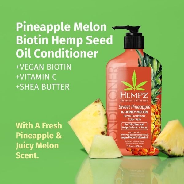 Hempz Sweet Pineapple & Honey Melon Herbal Hair Conditioner 500mL
