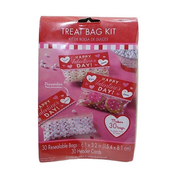 Amscan Happy Valentine´s Day Treat Bag Kit (Pack of 30)