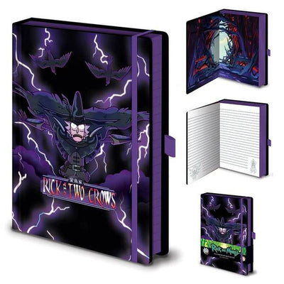 Superdrug Rick And Morty Two Crows A5 Notebook (2cm x 21cm x 14.5cm)- Buy online at McGrocer