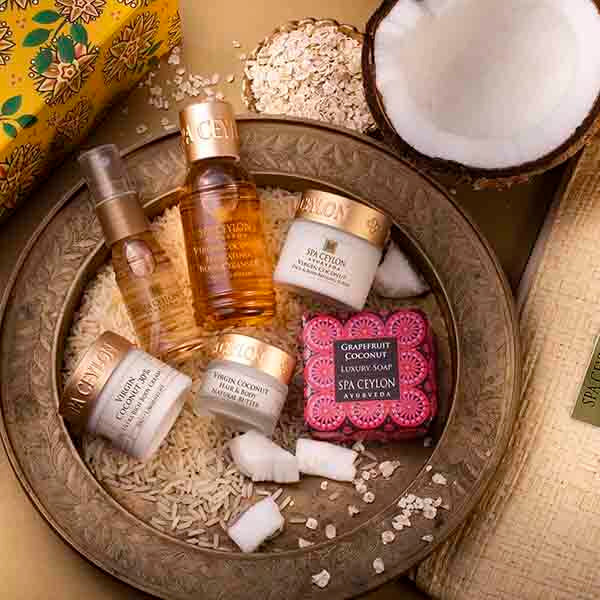 SPA CEYLON Virgin Coconut - Home Spa Set