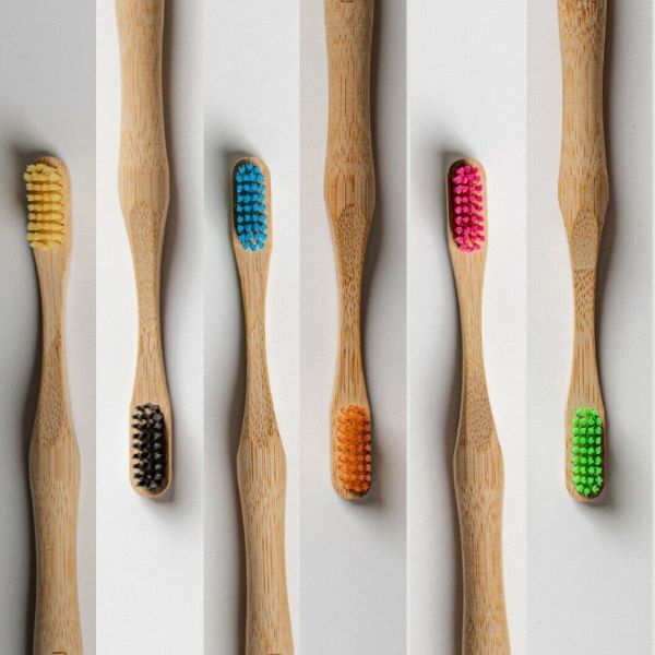 MyMouth Bamboo Toothbrush Medium Bristle Charcoal