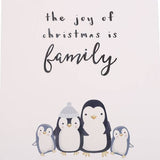Something Different Christmas Penguin Family Hanging Sign