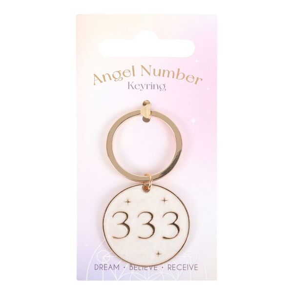 Something Different 333 Angel Number Keyring