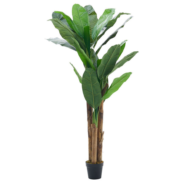 Livingandhome Artificial Banana Tree 180cm, imported from the UK
