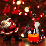 Livingandhome Drop-shaped Glass Ornament with Double Holes