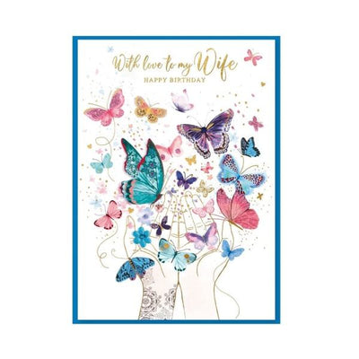 Superdrug Simon Elvin Isabel Garden Wife Card (Pack of 6)- Buy online at McGrocer