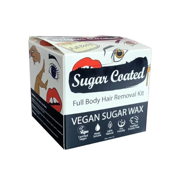 Sugar Coated Hair Removal Wax Kit for Full Body 250g