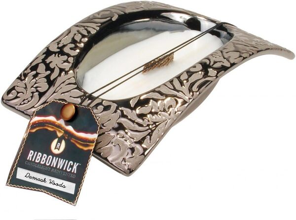 Woodwick Ribbonwick Damask Woods Candle 19oz