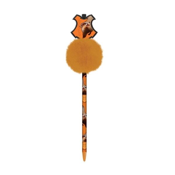 Harry Potter Hufflepuff Novelty Pen with Pom Pom - Retractable
