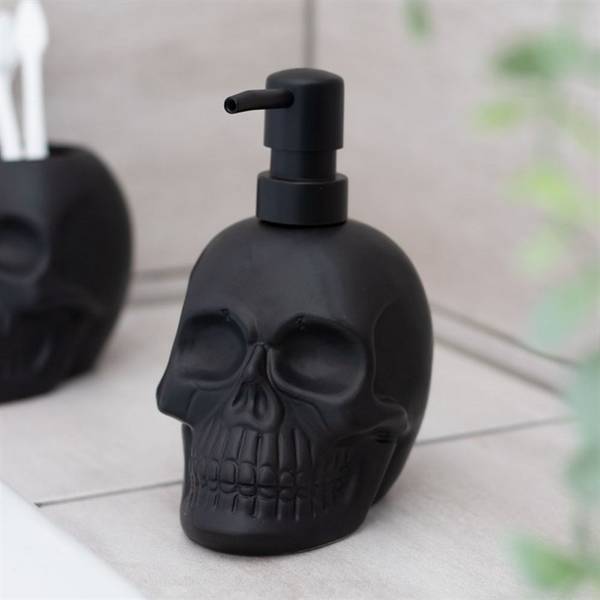 Something Different Dark Matter Skull Soap Dispenser