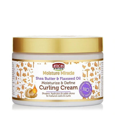 Superdrug African Pride Moisture Miracle Shea Butter & Flaxseed Oil Cu- Buy online at McGrocer