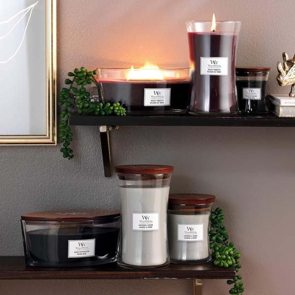 Woodwick Large Hourglass Black Peppercorn Candle 610g