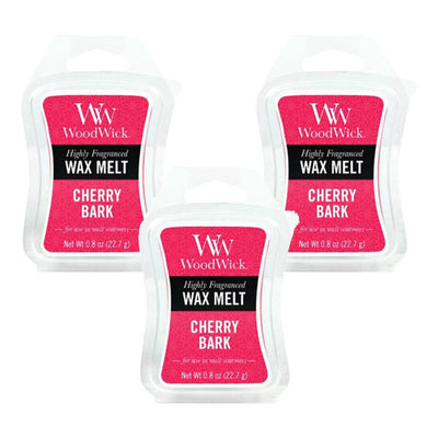 Superdrug Woodwick Wax Melt Cherry Bark 22.7g - Pack of 3- Buy online at McGrocer