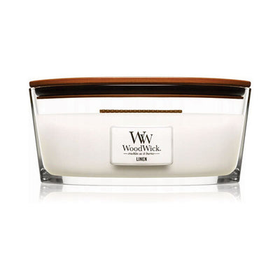 Superdrug Woodwick Large Hearthwick Linen Candle 16oz- Buy online at McGrocer