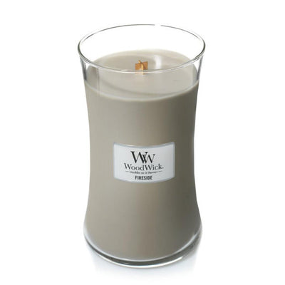 Superdrug Woodwick Large Hourglass Fireside Candle 610g- Buy online at McGrocer
