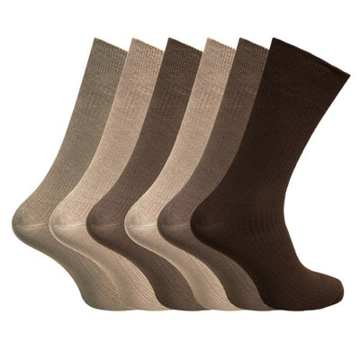 Superdrug Mens Bamboo Breathable Ribbed Socks (6 Pairs) (UK 6-11)- Buy online at McGrocer