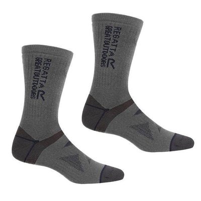 Superdrug Regatta Adult Wool Hiking Boot Socks (Pack of 2)- Buy online at McGrocer