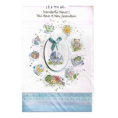 Superdrug Wonderful News You Have A New Granson Congratulations Card- Buy online at McGrocer