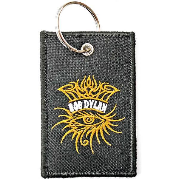 Bob Dylan Eye Double Sided Patch Keyring
