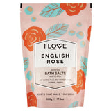 I Love English Rose Scented Bath Salts 500g