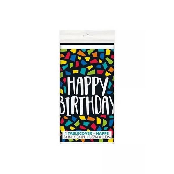 Unique Party Plastic Mosaic Birthday Party Table Cover