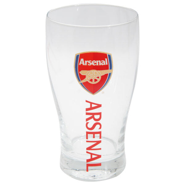 Arsenal FC Official Football Crest Pint Glass