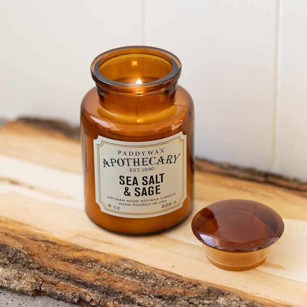 Paddywax Soy Wax Glass Jar Candle Sea Salt & Sage