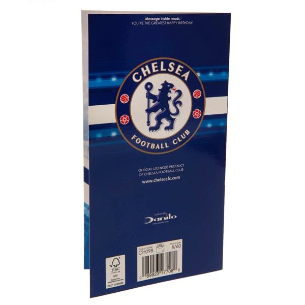 Chelsea FC Birthday Card