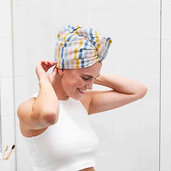 Dock & Bay Quick Dry Waffle Hair Wrap - Boardwalk Parade