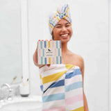 Dock & Bay Quick Dry Waffle Hair Wrap - Boardwalk Parade
