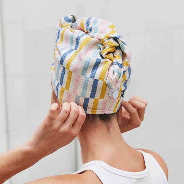 Dock & Bay Quick Dry Waffle Hair Wrap - Boardwalk Parade