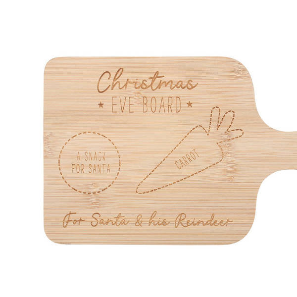Something Different Christmas Eve Bamboo Chopping Board