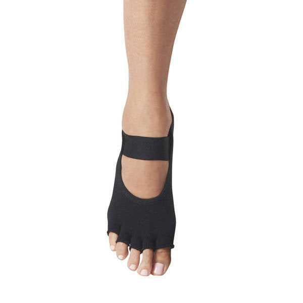 Toesox Womens Mia Nude Half Toe Socks