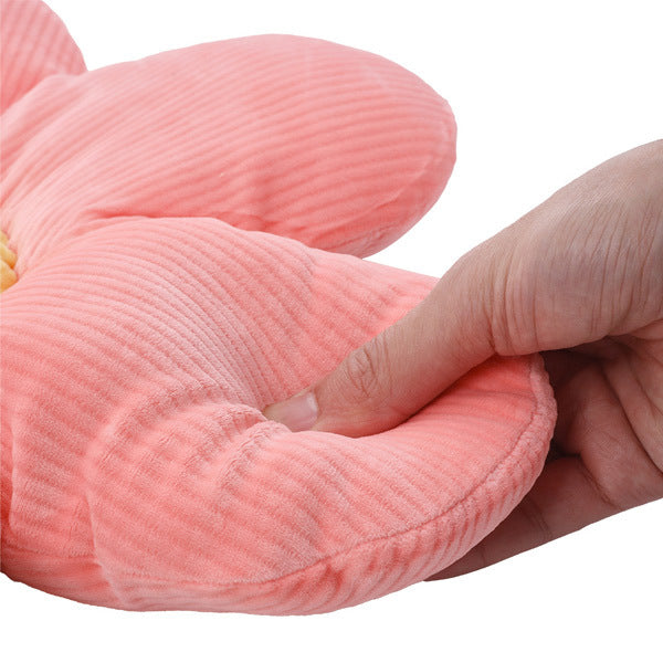 Livingandhome Daisy Shaped Seat Cushion Flower Throw Pillow